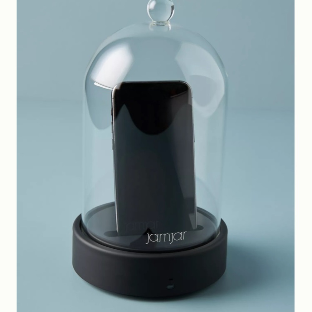 Jam Jar glass blue tooth speaker